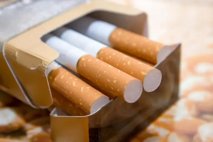 A stock image of a pack of cigarettes.